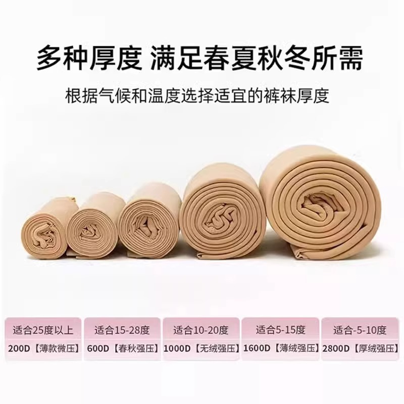 Calcetines de tubo de estufa de presión artefacto de pierna ligera medias negras leggings mujer 2024 nueva primavera, otoño e invierno pantimedias exteriores