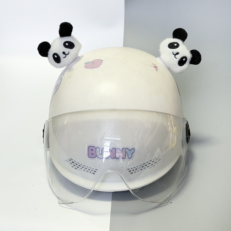 Xióngmāo – Electric Motorcycle Auto Parts and Accessories - panda-no-helmet-2pcs
