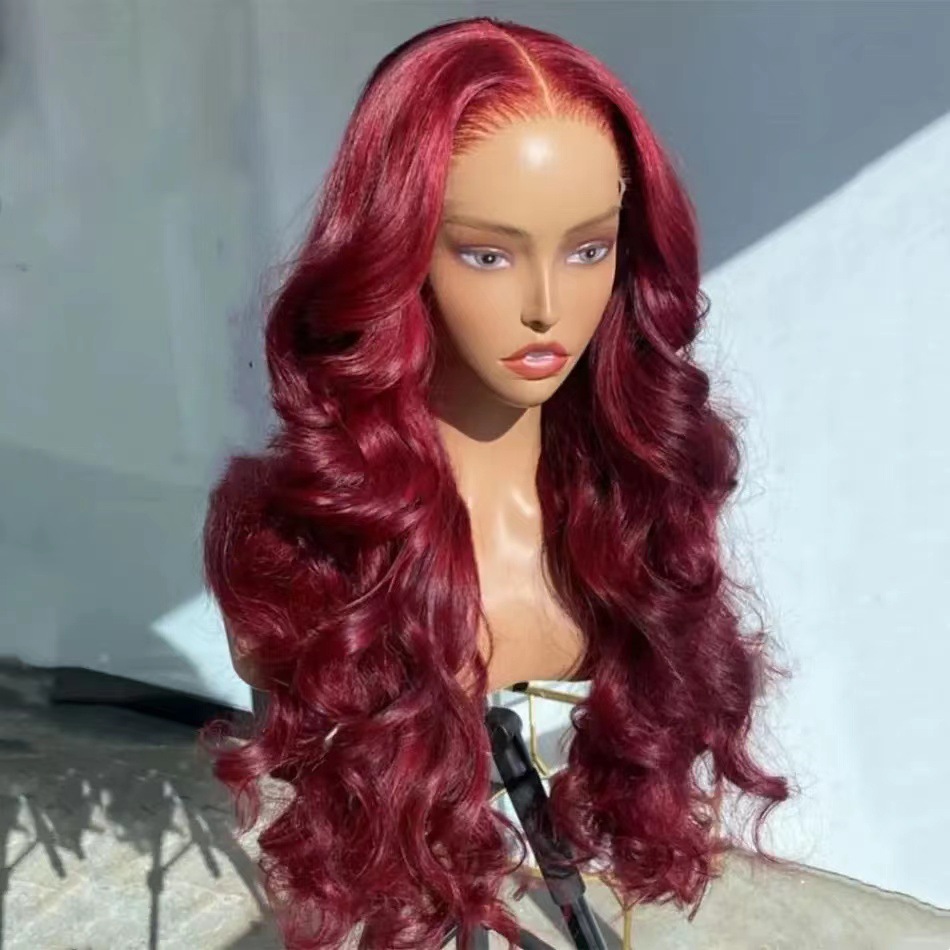 Front lace wig European and American lad...