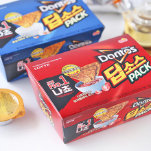 韓國樂天進口蘸醬玉米片番茄味蒜蓉沙拉醬多力多滋網紅零食12盒裝