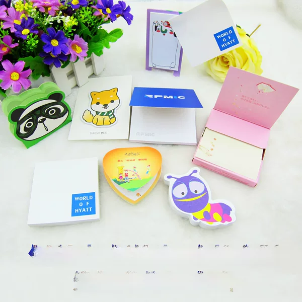 Factory note book custom sticky note custom creative note wholesale special-shaped N times stickers printed LOGO