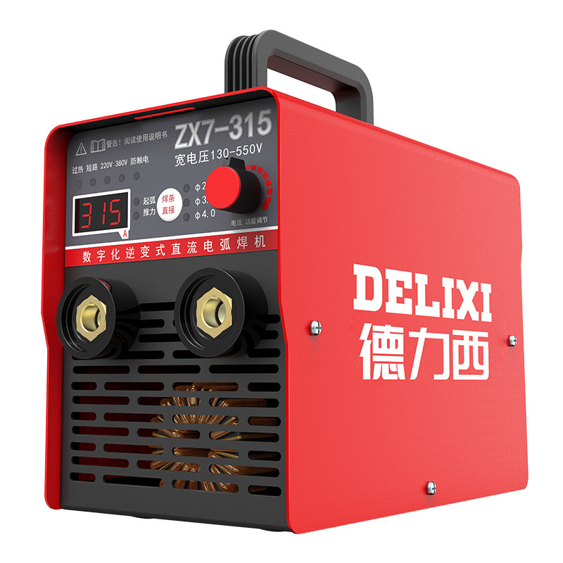 DELIXI 315 soldadora industrial 220v380v doméstica pequeña doble voltaje de doble propósito cobre DC totalmente automático