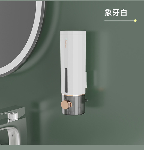Soap dispenser independent design creative press hand soap dispenser bath brush wall-mounted soap dispenser shower gel foam mobile phone wash