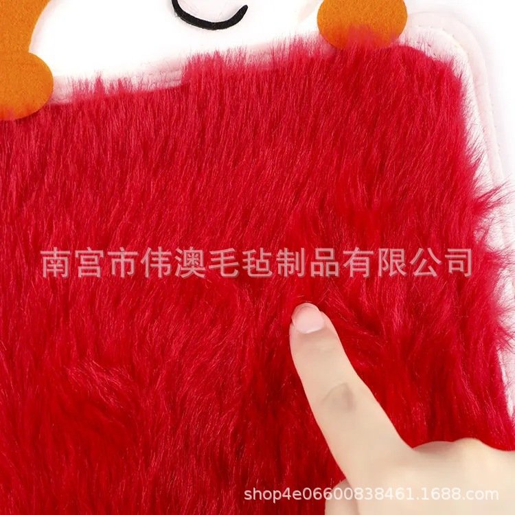 クロスボーダーフェルト動物の感覚マット乳幼児の手の目は毛のタッチパッドを鍛えます。