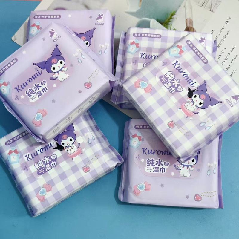ブルー kt 猫ウェットワイプ 20 ポンプ学生ポータブル小型パッケージウェットワイプ子供使い捨て手と口のクリーニングウェットワイプ|undefined
