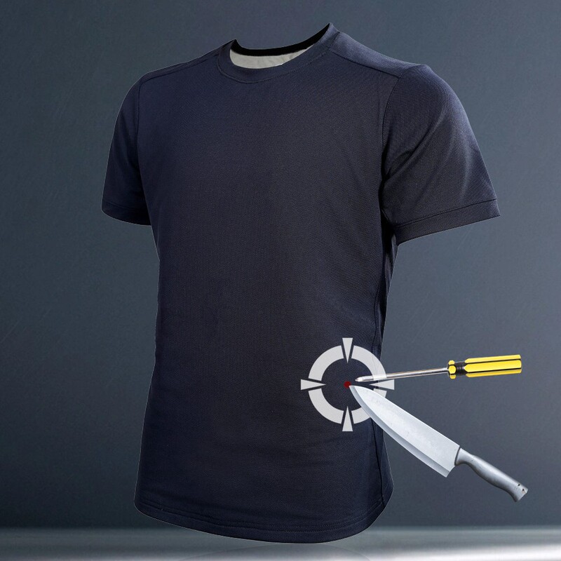 Multifunctional Stab-resistant Clothing European Standard Grade 4 Soft Anti-knife Stab T-shirt Breathable Waterproof Cut-resistant Top Flexible Anti-riot Clothing