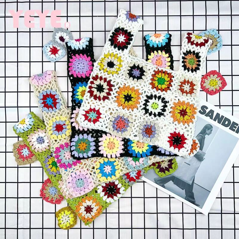 2022 spring and summer ethnic style pattern woven women's bag fashion European and American handbag