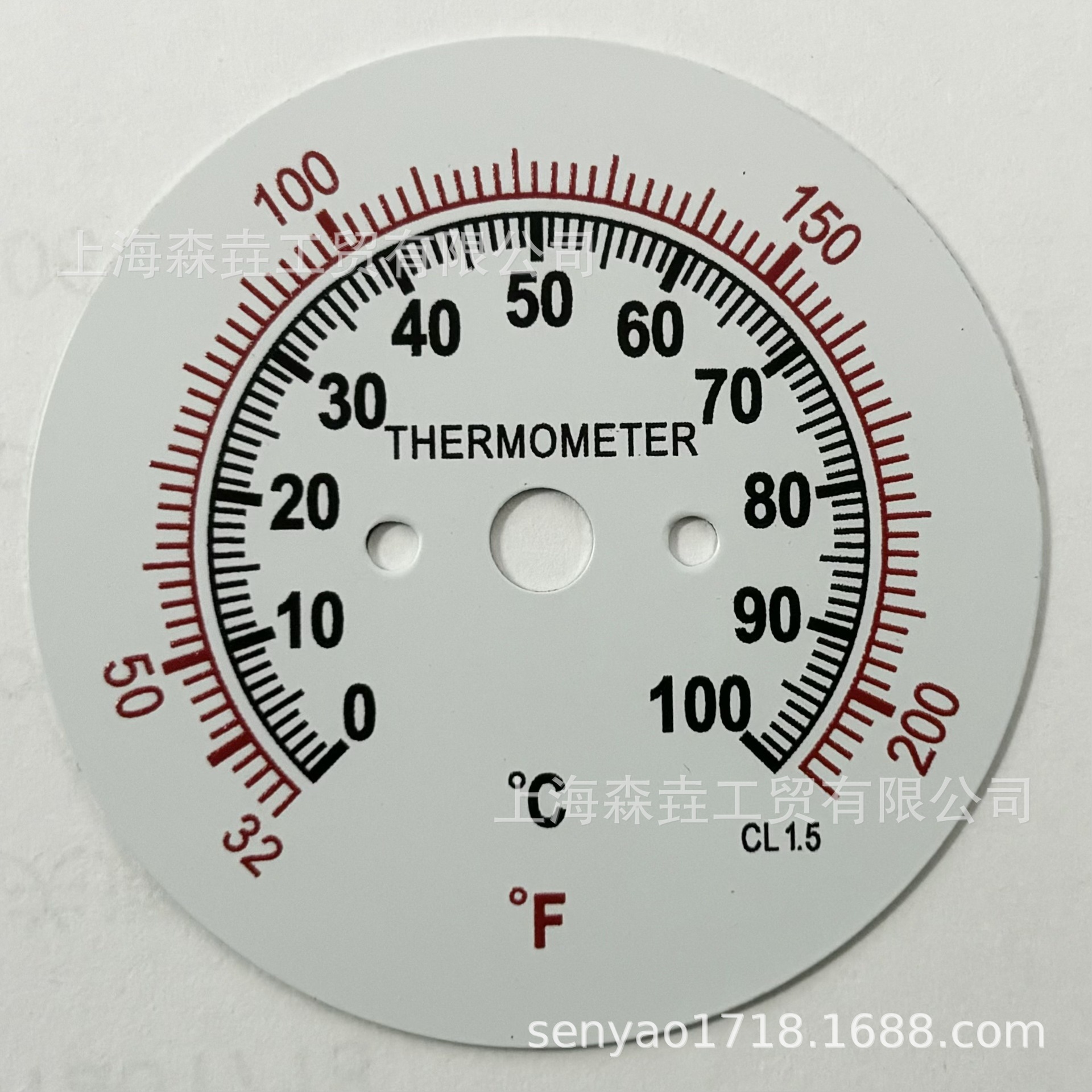 I300C双金属温度计径向型厂家材质SS304指针式