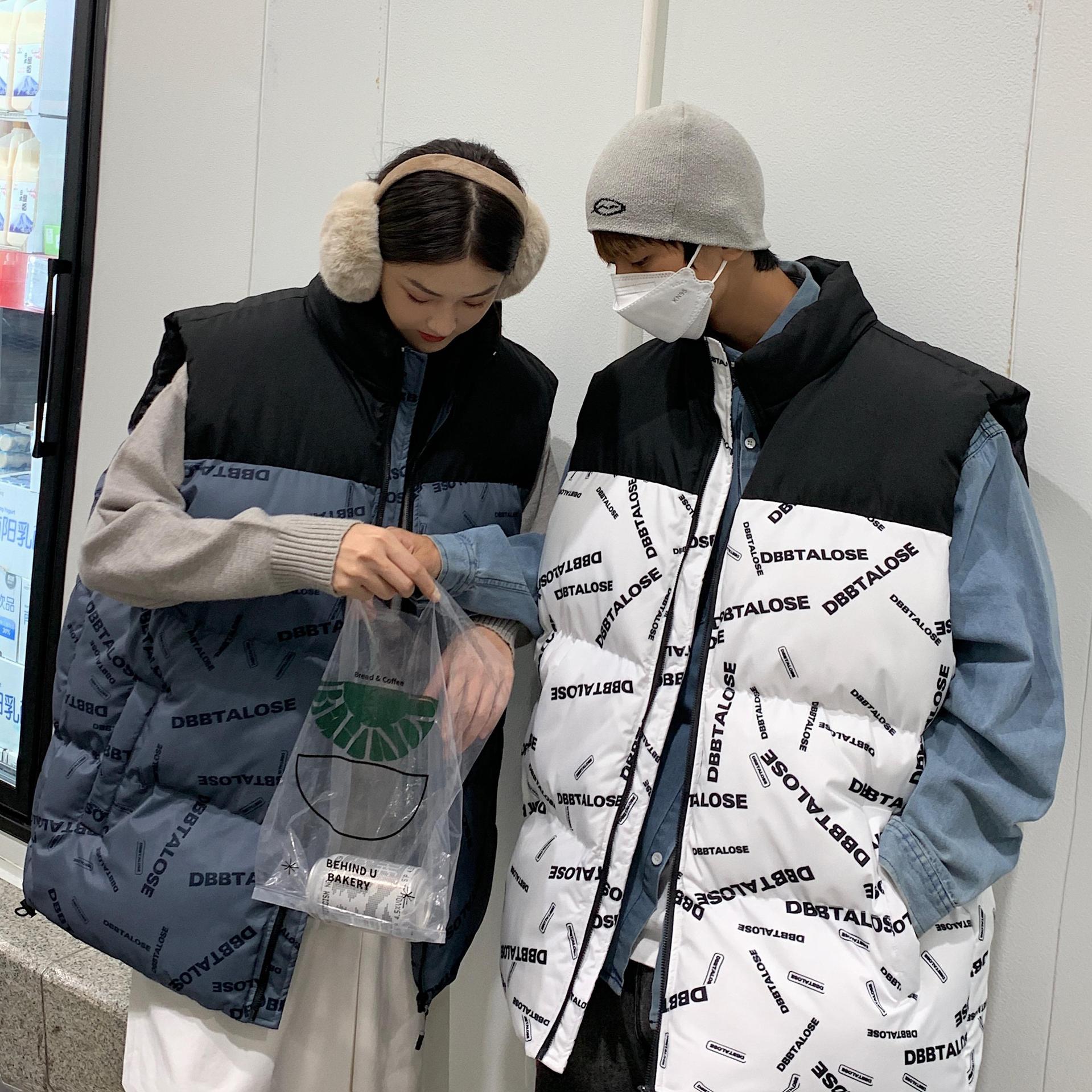 Chaleco de algodón para hombres chaleco cálido chaleco para hombres y mujeres chaleco casual chaleco transfronterizo Comercio exterior al por mayor