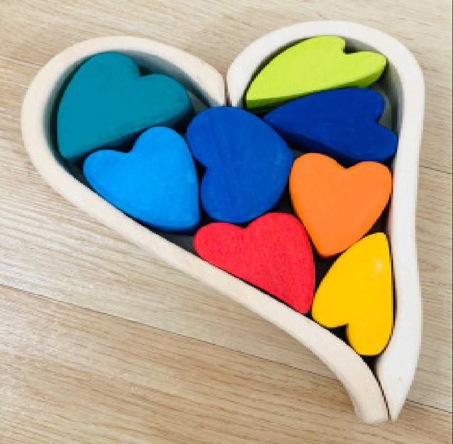 Bloques de construcción de madera grande del arco iris de los niños Jenga rompecabezas creativo Jenga adornos bebé educación temprana Juguetes Divertidos