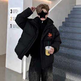 潮流夹克棉服男款2026新款冬季潮牌青少年宽松棉衣情侣冬装外套