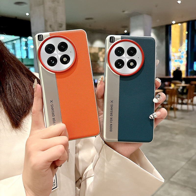 Suitable for Oneplus 13t Mobile Phone Case New Camera Triangle Pattern Onplus1+13 Skin-Feel Electroplating Anti-Fall Protective Cover