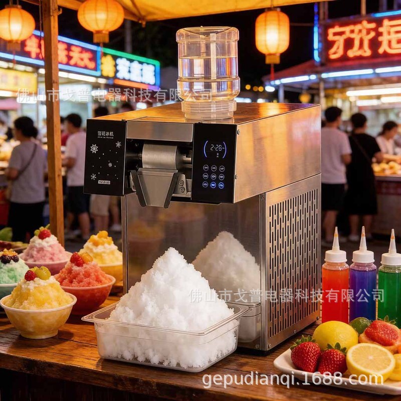 Bingsu Machine Snowflake Shaved Ice Machine Automatic Ice Shaving Machine Bingsu Machine Snowflake Shaved Ice Machine Automatic Ice Shaving Machine