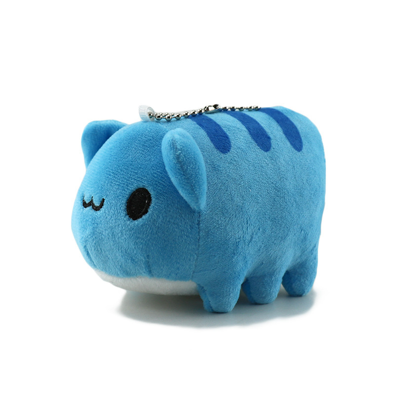 国境を越えた新商品猫虫カレーぬいぐるみアニメかわいいキーホルダー|undefined