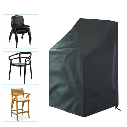 Oxford dust-proof, sun-proof, rain-proof chair cover, furniture cover, outdoor chair cover, courtyard folding chair cover set