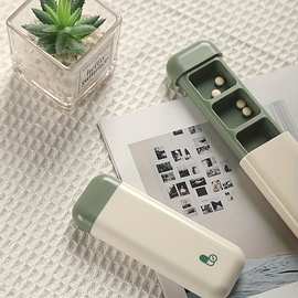 便携旅行户外收纳3格药盒药片分装收纳盒创意抽拉盒子首饰防尘盒