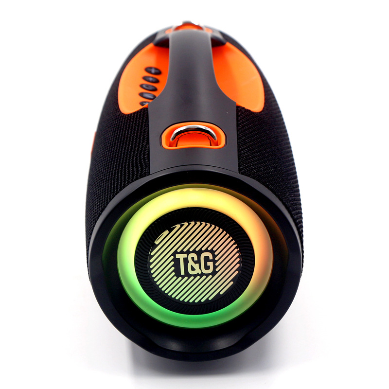 Transfronterizo TG437 portable altavoz Bluetooth 20W portátil iluminación portátil LED TWS subwoofer audio Bluetooth
