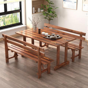 Outdoor Tables and Chairs, Carbonized Wood Tables and Chairs, Courtyard Commercial Tea Tables, Solid Wood Coffee Tables, Bar Tables, Fast Food Tables, Hotel Tables and Chairs
