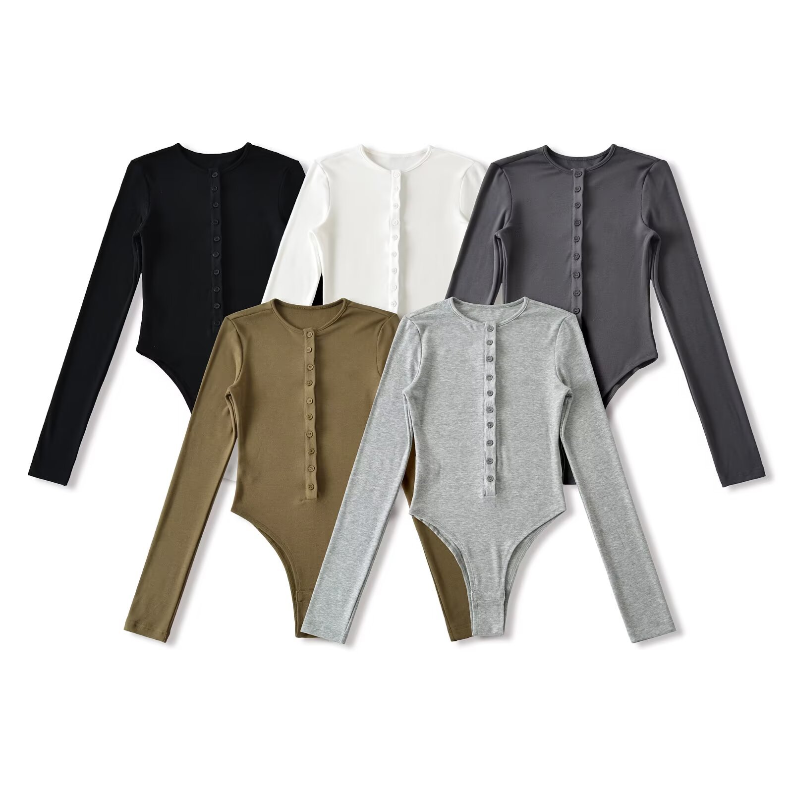 2025 Autumn High Elastic Single-Breasted Trendy Women's Jumpsuit