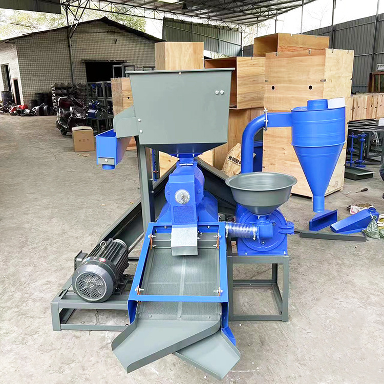广东商用碾米机新款稻谷脱壳机出口各型号去石除杂自动上料碾米机
