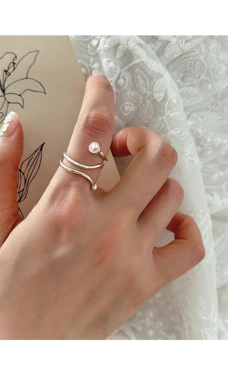 3g Weight Rings Classification Adjustable Ring Size 1 Piece Quantity Holiday, Tea Party Occasion 925 Sterling Silver Material Geometric Pattern All Seasons Season Women's Gender Elegant, Simple Style Style 1 Piece 925 Sterling Silver Geometric Rings 7