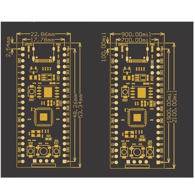 YD-RP2040 Raspberry Pi Core Board Compatible with RP2 Raspberry Pi Pico Micropython