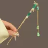 Bamboo golden Chinese hairpin