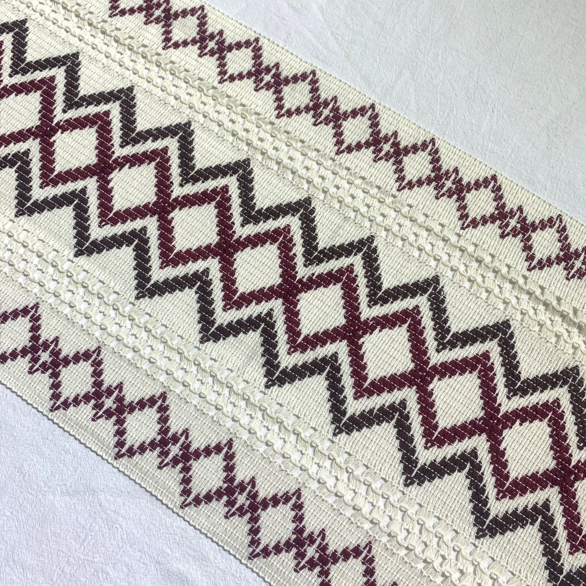 MX106 버건디 커피 웨이브 다이아몬드 격자