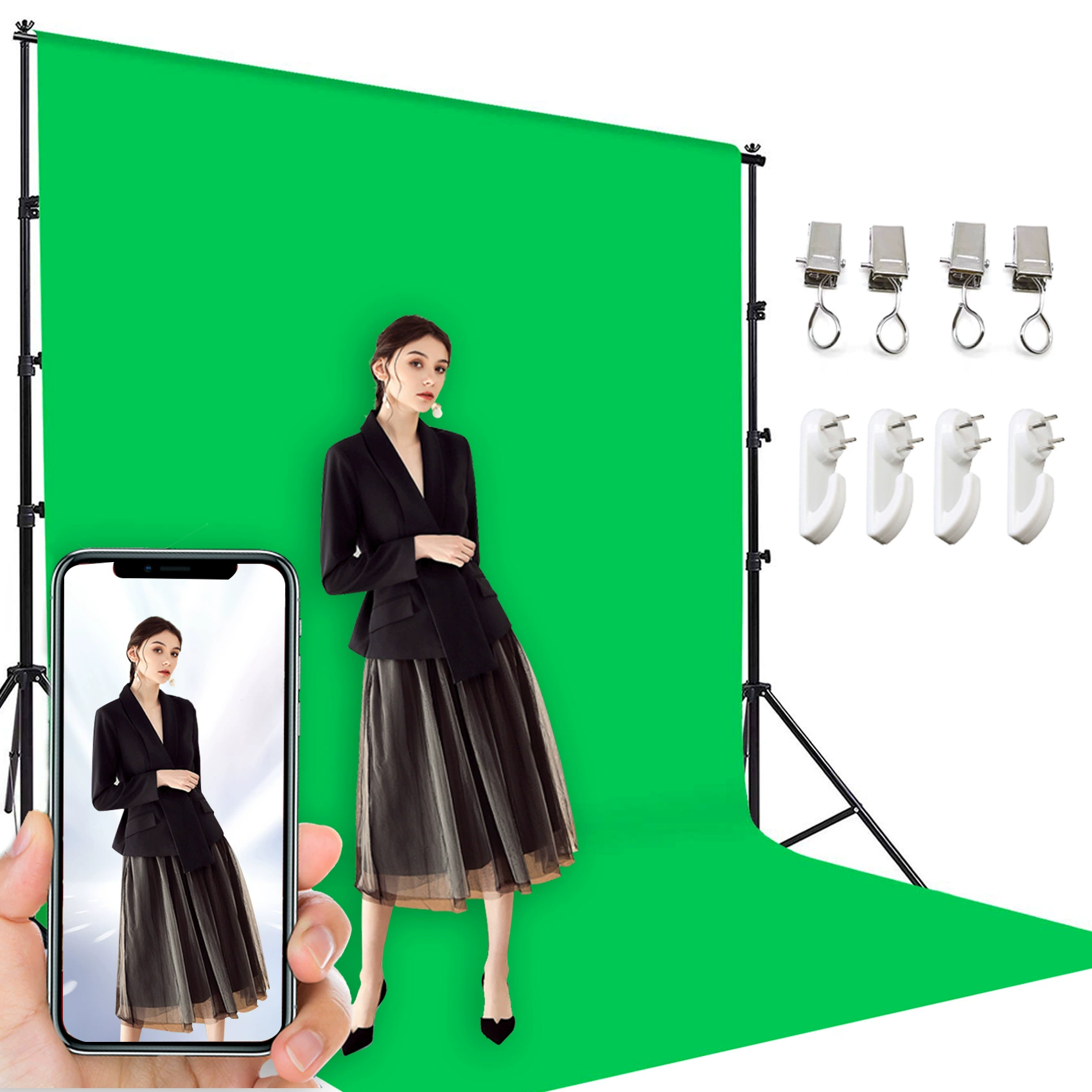 Живой фон клавиатура ткань высокой плотности фон зеленый занавес Студия фото клавиатура фон зеленый занавес