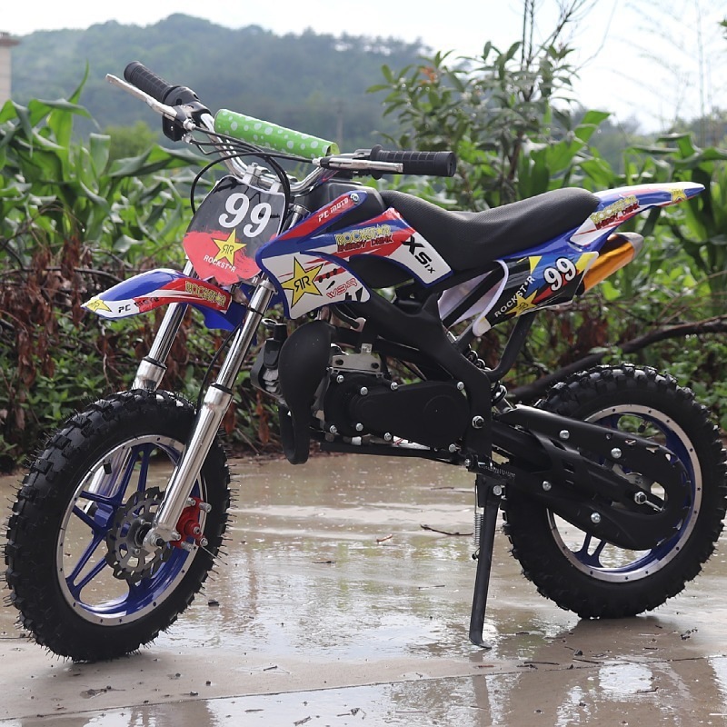 Mini motocicleta de nieve Erchong 49CC motocicleta de montaña para niños pequeño coche deportivo de playa todo terreno