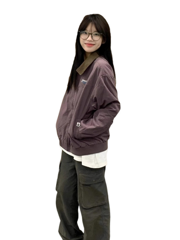 早秋季美式复古棒球服夹克外套女款秋2025新款巨好看漂亮薄款|undefined