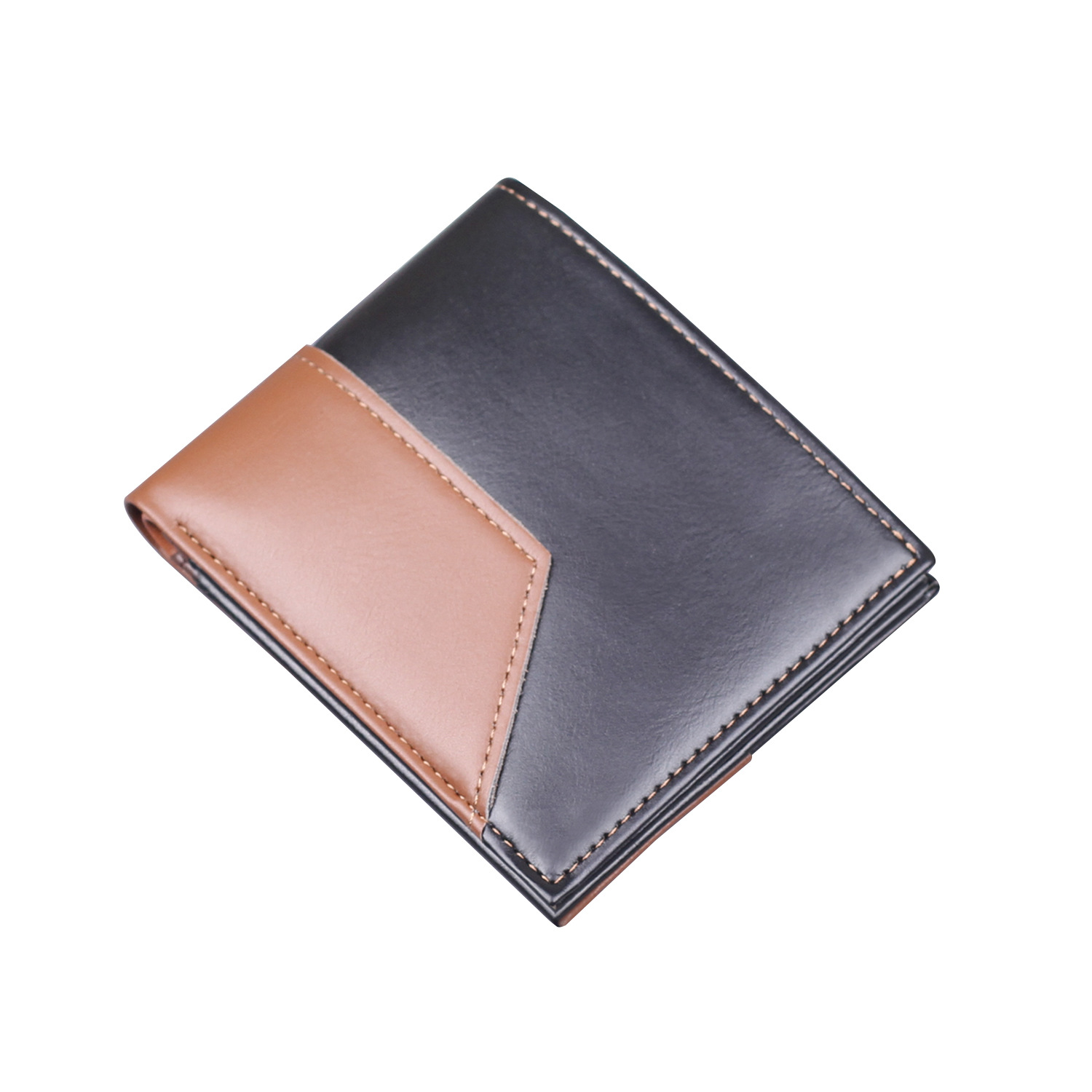 Cartera Cartera corta para hombre con sentido de alta gama para hombre Cartera para hombre Cartera para tarjeta transfronteriza con 9 posiciones de tarjeta