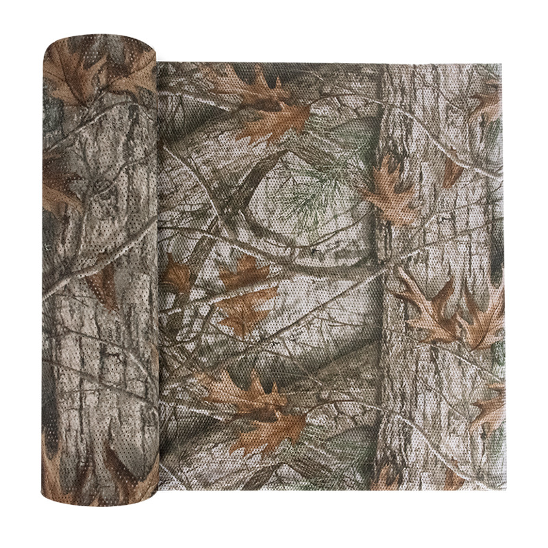 Camouflage mesh fabric for camouflage garden decoration, camping sunshade net, 75D cradle net fabric, orchard bird-proof net fabric