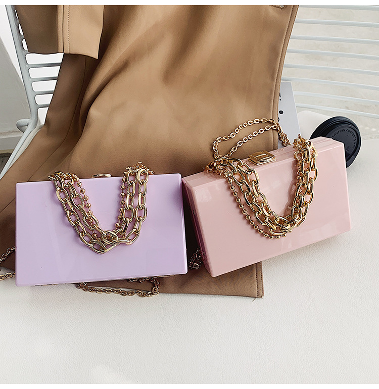 Fashion Candy Color Chain Messenger Bag display picture 4