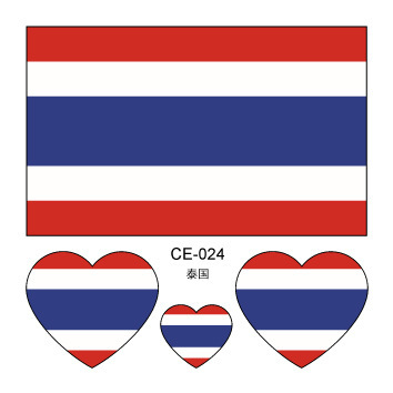 Colección completa de banderas nacionales Spot Juegos del Día Nacional Pegatinas de bandera de amor Pegatinas de tatuajes Pegatinas faciales impermeables para hombres y mujeres Pegatinas de actividad