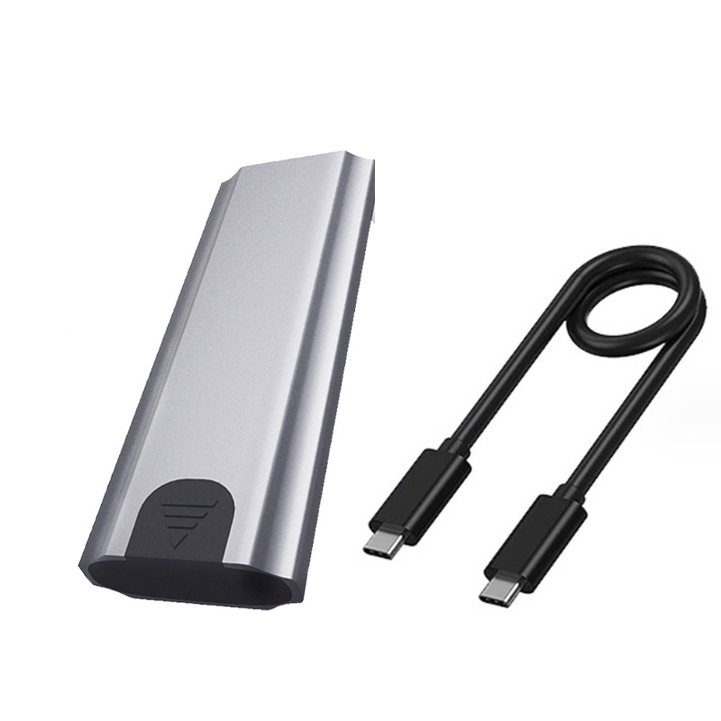 Caja de disco duro de estado sólido M.2 externa NVME/NGFF doble protocolo type-c3.2 portátil SSD caja de disco duro móvil