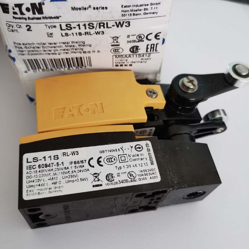 全新原装进口EATON伊顿穆勒Moeller限位开关LS-11S-RL-W3行程开关