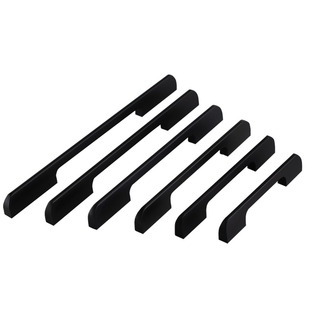 Modern Simple Handle Wardrobe 1 m Long Door Kitchen Cabinet Door Black Cabinet Nordic Door Handle Drawer Wine Cabinet