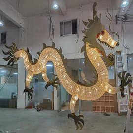 大型酒店非标工程灯龙造型艺术灯具展厅宴会厅玄关过道创意灯定制