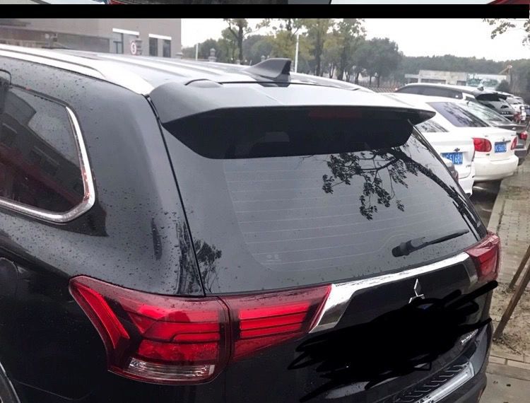 Mitsubishi Outlander Large Rear Spoiler for 13-22 Models, New Outlander Modification Special Widened Roof Spoiler, Wind Deflector, No Drilling Required