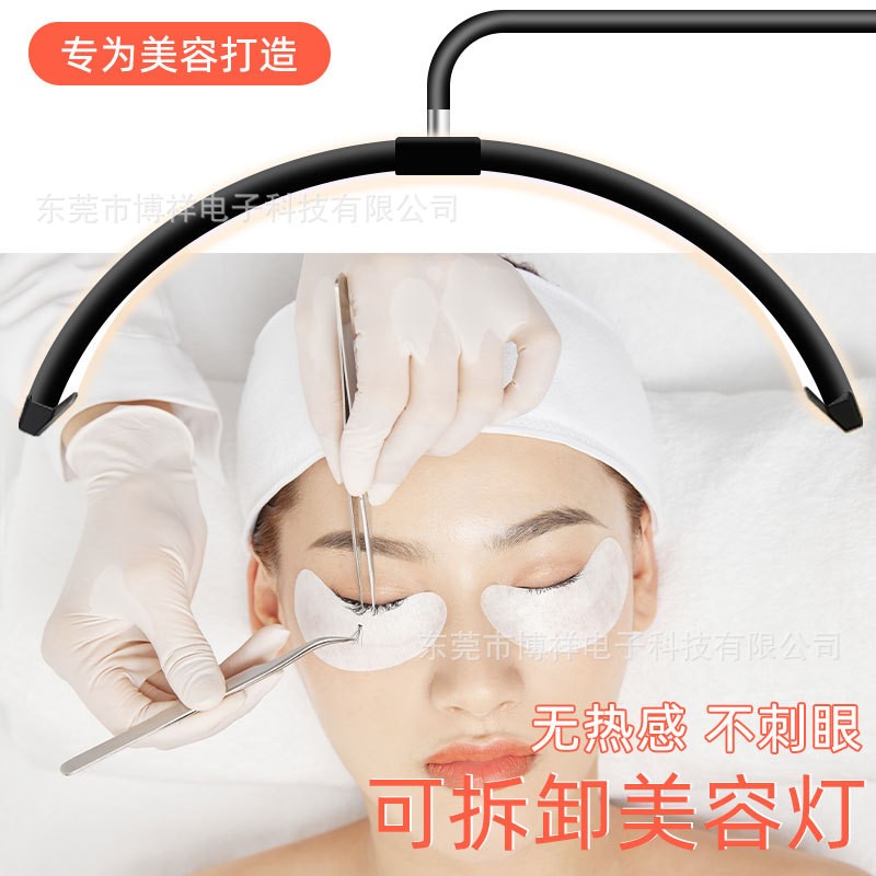 Amazon empalme de 26 pulgadas lámpara de belleza de medio mes salón de belleza tatuaje de uñas tatuaje ceja pestañas LED Luz de protección ocular