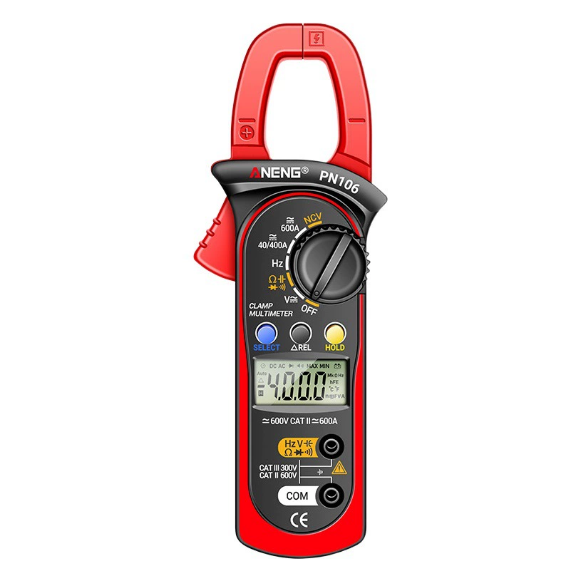 Цифровые Токоизмерительные клещи ANENG, высокоточные токоизмерительные клещи переменного/постоянного тока, многофункциональные амперметры напряжения