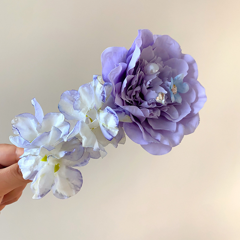 59#Duckbill clip-purple