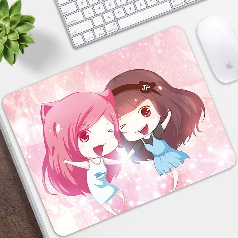 マウスパッドの小さいサイズは厚くて、漫画のゲームのオフィスのショートカットの大全コンピュータの学生の家庭用のテーブルのパッドは腕を保護します。|undefined