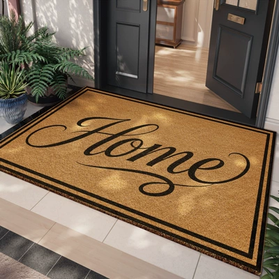Avtomobil döşəmə paspasları – Mat, Entry Door Mat - retro-geometric-home-imitation-coconut-palm-floor-mat-3050cm-imitation-coconut-palm