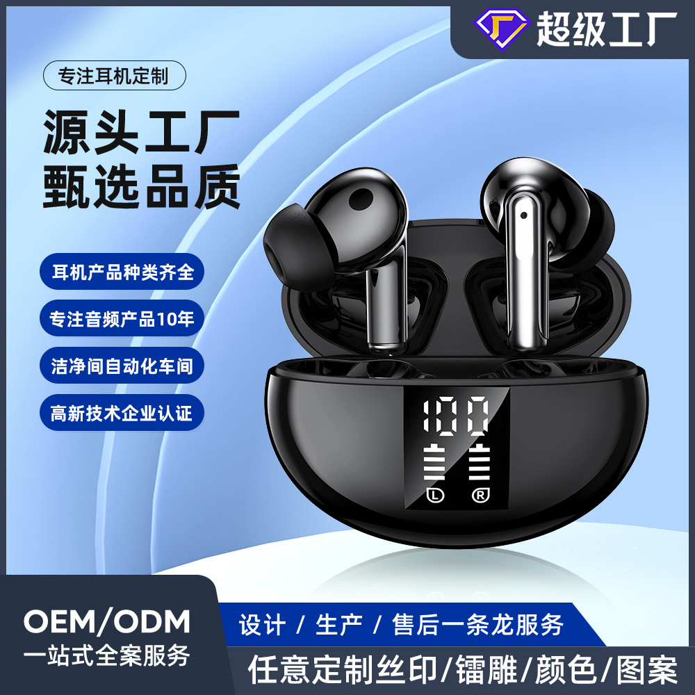 Auriculares Bluetooth xy15 modelo privado con pantalla digital, reducción de ruido ANC, ENCTWS, batería de ultra larga duración, inalámbricos e intraaurales.