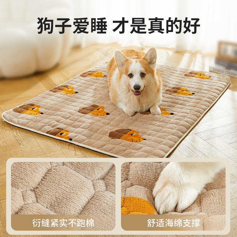 Perro manta mascota mascota al por mayor gato cama cama de cama de coral universal cojín de cama de cama