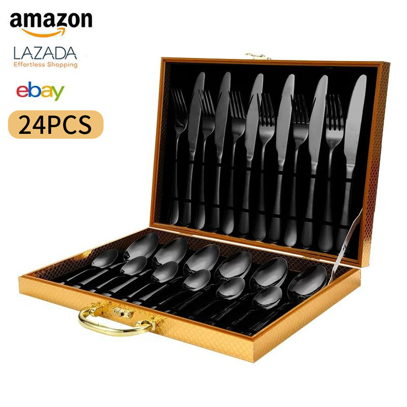 [6 분] 블랙 24 피스 세트