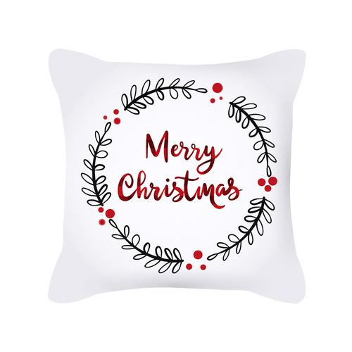  New ins Nordic Cartoon Christmas Pillow Cover Holiday Gift Square Cushion Cover Wholesale Cushion Cover