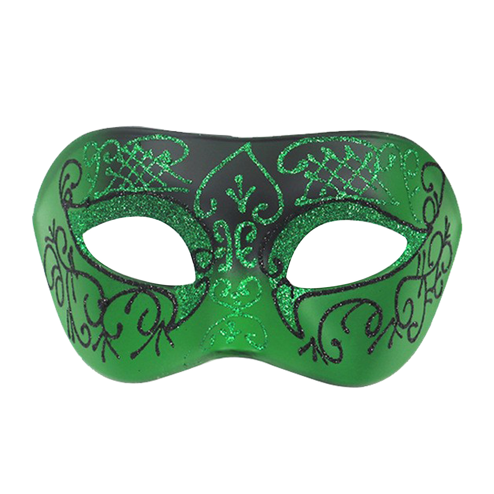 Ventas transfronterizas máscaras de hierro forjado de plástico de alta calidad máscaras de maquillaje de plástico pintadas máscaras de carnaval